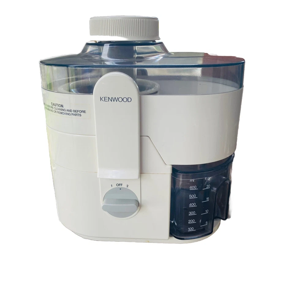 Extrator centrífugo de suco Kenwood JE500 2 velocidades espremedor de frutas e vegetais branco - Imagem 2 de 4