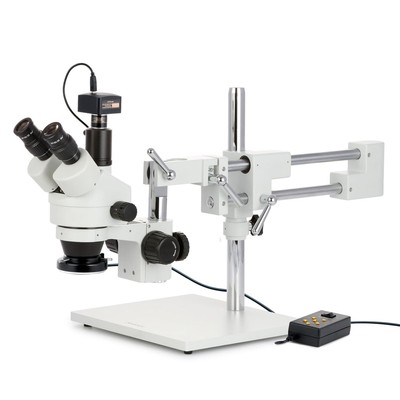 AmScope 3.5-90X Zoom Stereo Boom Mikroskop+10MP Digitalkamera+144 Led-Licht