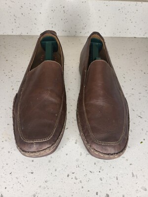 Mephisto Edlef Loafers Shoes Mens 11.5 Brown Leather Slip On  display picture 1