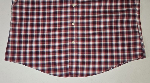 BROOKS BROTHERS MENS SHIRT Sz XXL, Maroon, L/S, Button Up, Madras Plaid, Regent - Picture 8 of 11
