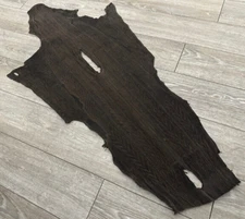 Genuine Shark Chocolate Brown Nubuck Suede Hide Leather Skin exotic Fish 179