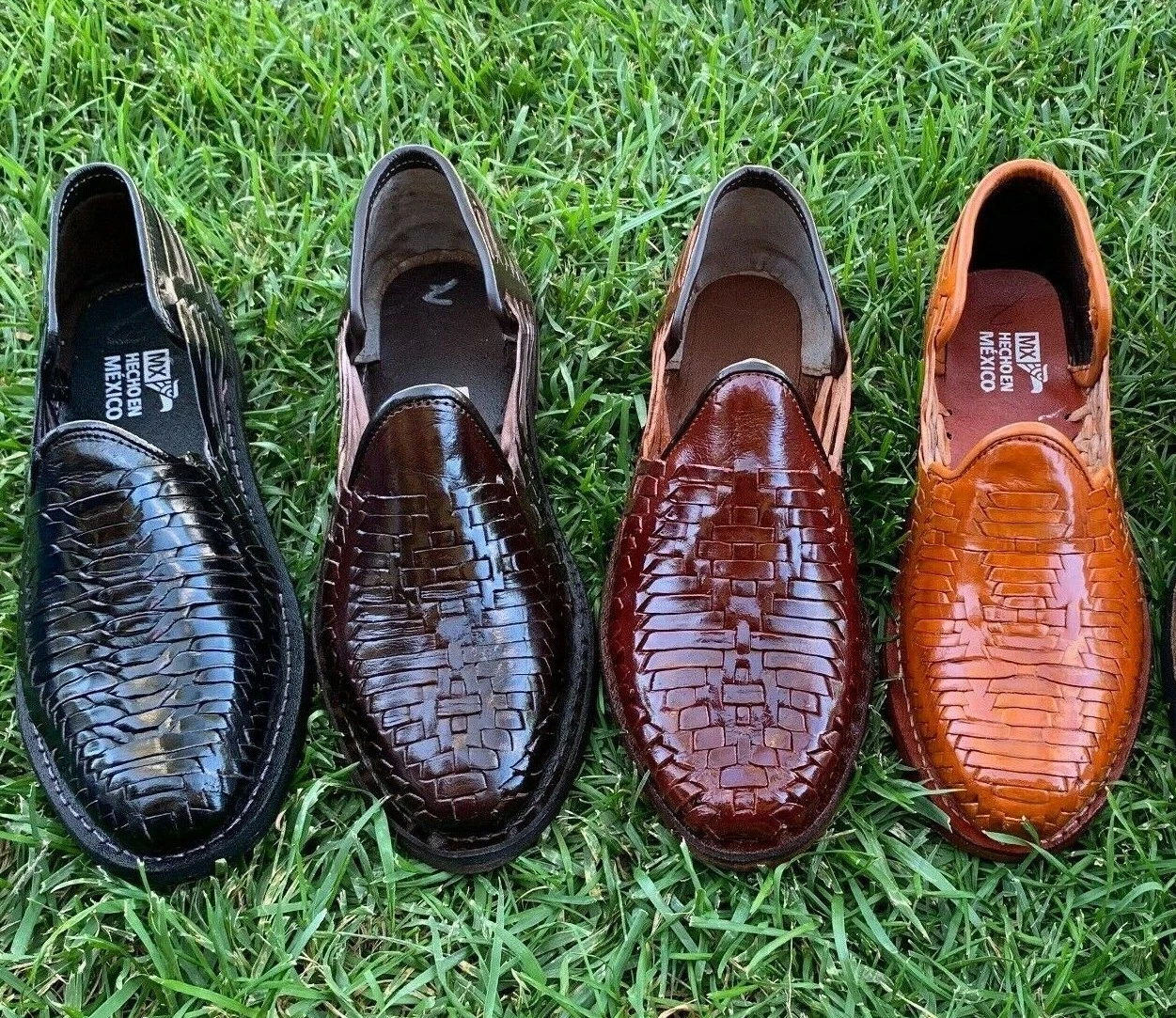 Men's Closed Toe Huarache Sandals MEXICAN HUARACHES Leather Sandals Handmade mex