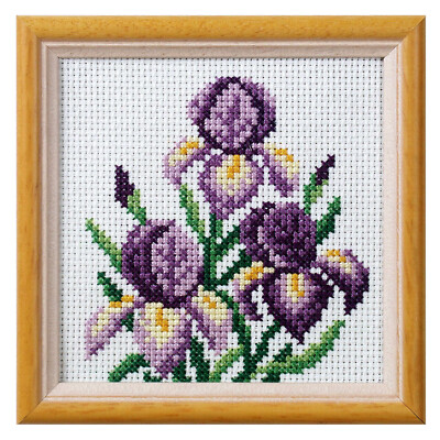 Orchidea Cross Stitch Kit: Iris
