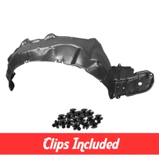 Front Passenger Side Fender Liner w/ Clips For 2010-2015 Toyota Prius TO1249158