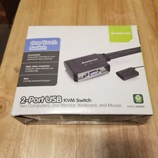 IOGEAR One Touch Switch 2-Port USB KVM Switch Model GCS22U