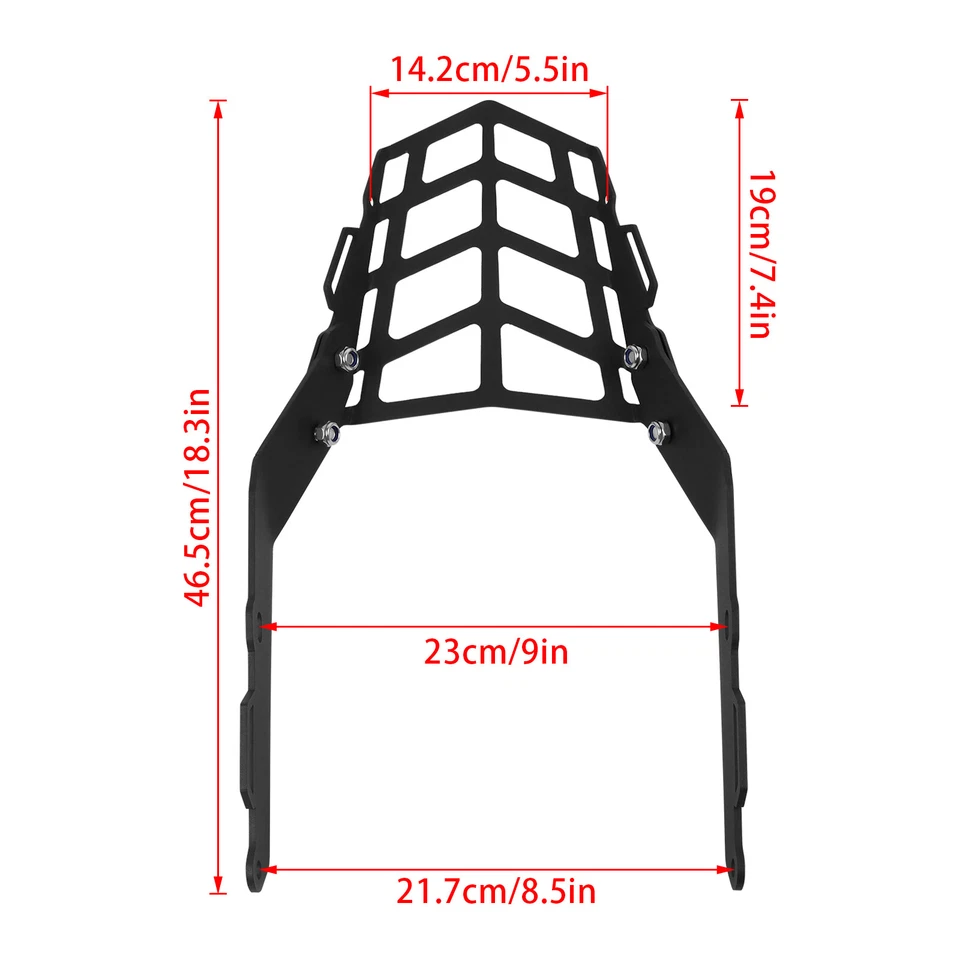 Portaequipajes trasero portaequipajes para Honda GROM 125 MSX 125 2021-2023 2022 Foto 3 de 4
