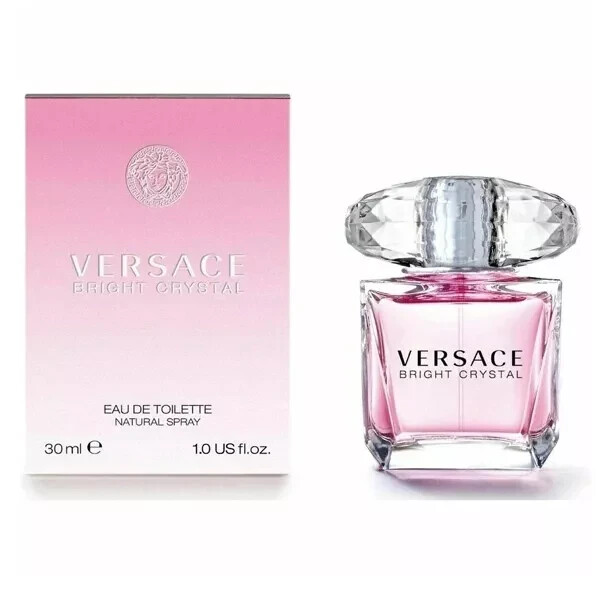 Bright Crystal by Versace for Women EDT 1.0 FL OZ Natural Spray New in Sealed Bo