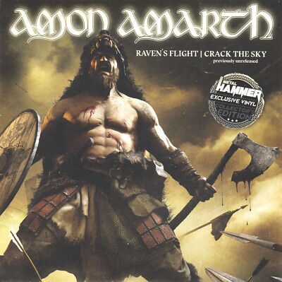 VINYL EP   AMON AMARTH   RAVEN'S FLIGHT/CRACK THE SKY   (Metal Hammer Exclusive)