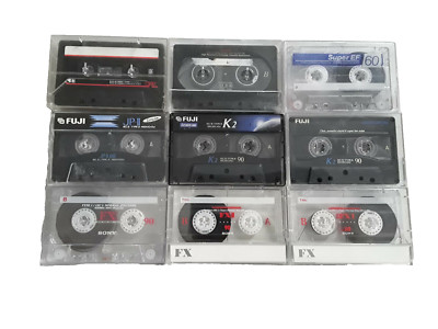 Sony FUJI JVC Maxell - 9 Kassetten MC - gebraucht