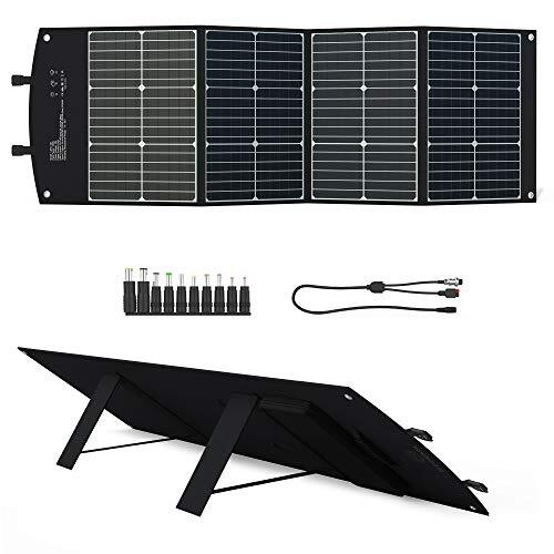 Portable ETFE Solar Charger - 120W, Camping, Festivals, 3 Outputs, Waterproof