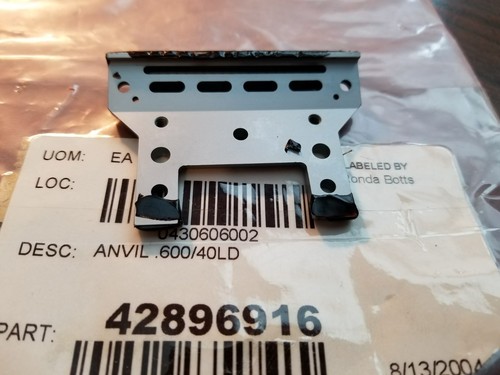 Universal Instruments 42896916 Anvil .600/40LD (lead sense) *NEW* - Picture 4 of 4