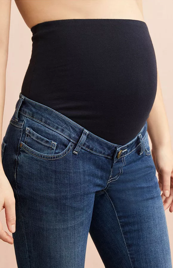 Boyfriend fit maternity best sale jeans