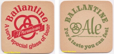 Ballantine Premium Ballantine Ale Beer Coaster