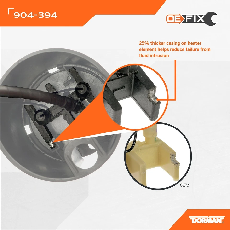 Se adapta a GMC Sierra 2500 HD 2012-2016 6,6 L diésel líquido de escape (DEF) calentador Dorman Foto 3 de 4