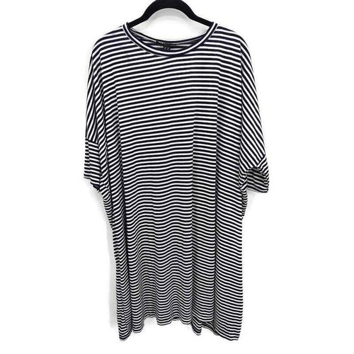 New Look Tunic Women's NEW!! black & white striped dolman sleeve in 14 - Picture 1 of 4