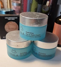 TULA Hydrating Day & Night Cream with Probiotic Technology 1oz (LOT/3) PLZ READ