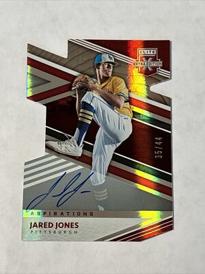 2020 Donruss Elite Extra Jared Jones Aspirations Auto #35/44 SSP Pirates Ace 