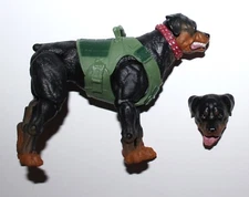 JUNKYARD - Rottweiler Dog Figure - GIJOE CLASSIFIED SERIES 113 6" Scale 1/12