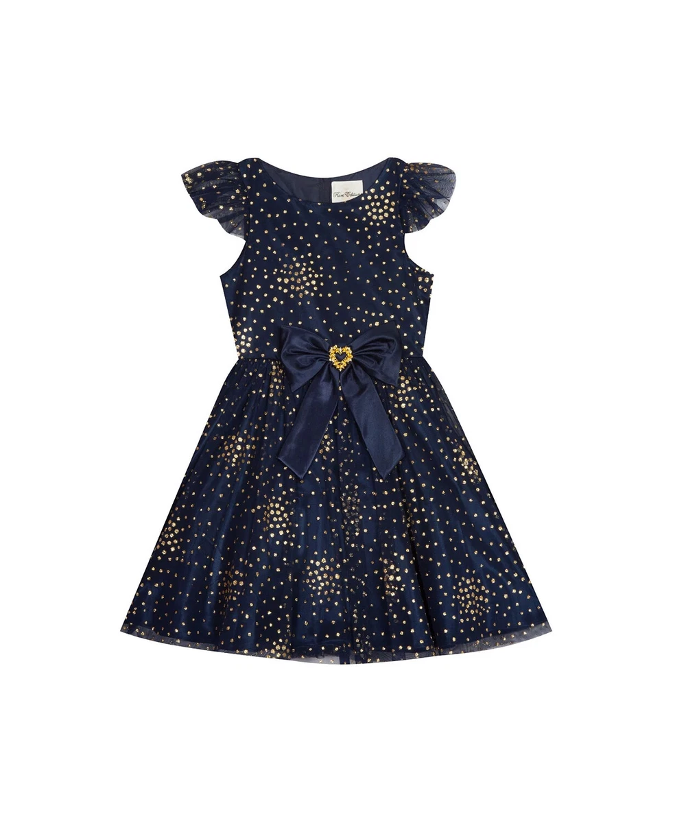 Rare editions navy best sale dress