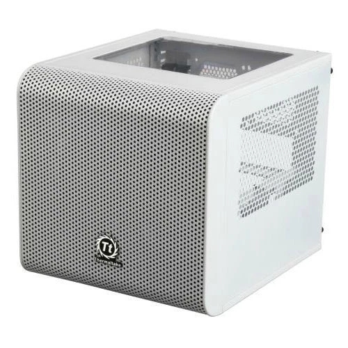 Thermaltake Core V1 Snow Edition (White) Mini ITX Cube Case ( CA-1B8-00S6WN-01) - Image 2 of 4