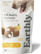 Presidio Pill Buddy Naturals - PB & Banana 5.29 Ounce (Pack of 1), Brown 