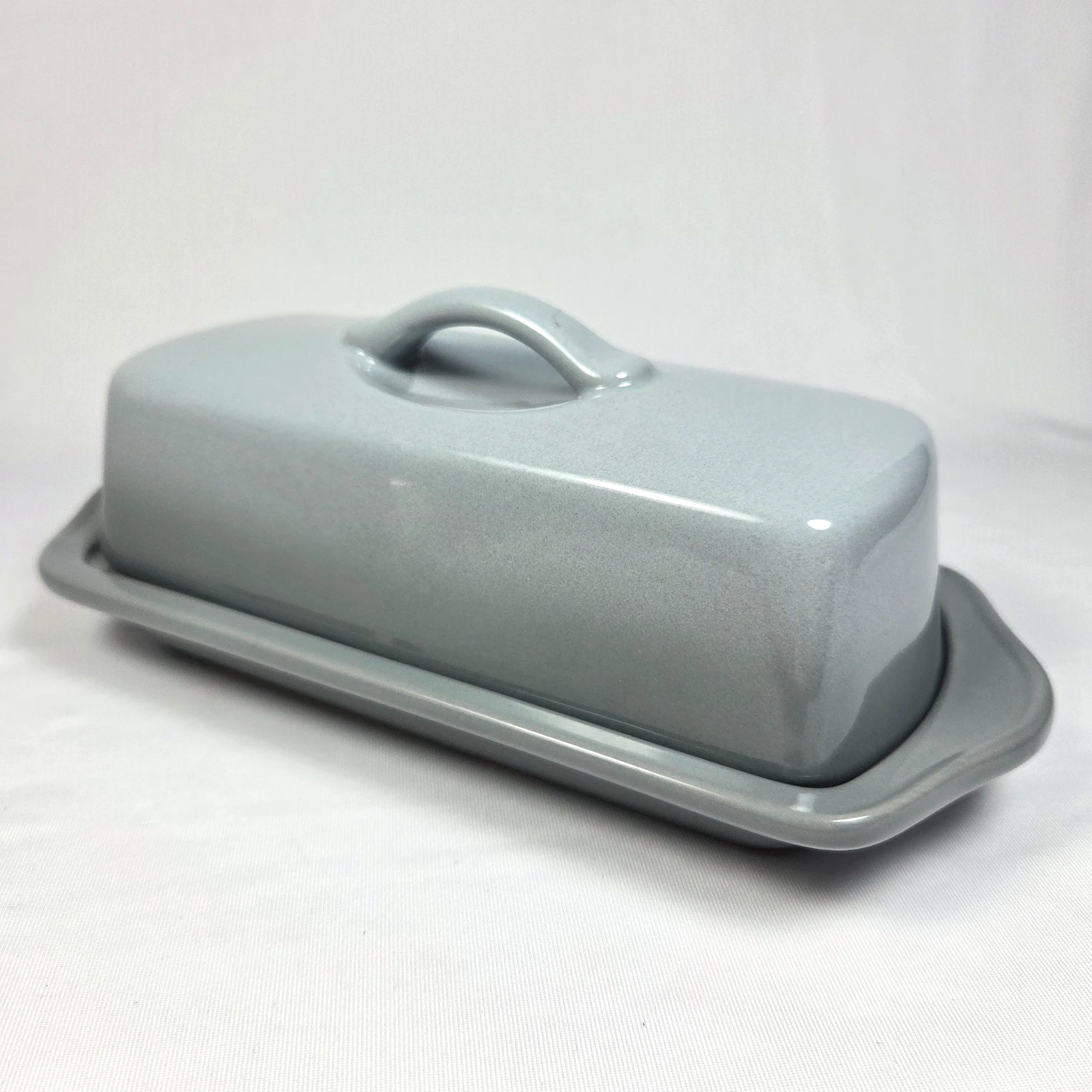 Chantal Butter Dish Full 8.5 Gray Ombre Rectangle 93-TVBD-1