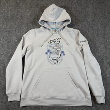 Columbia PFG Hoodie Women s Medium Marlin Anglers Club Slack Water Graphic Blue