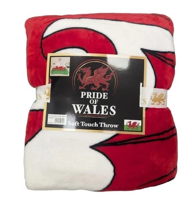 MANAV ✨Wales Dragon Flag Ultra Plush Cozy & Lightweight Soft Touch Throw Blanket ✨