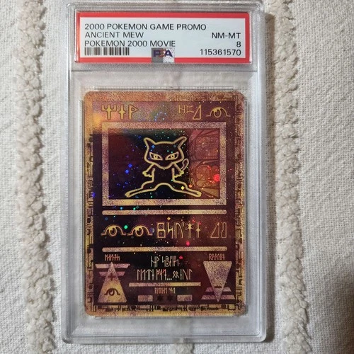 2000 Pokémon Ancient Mew Holo Movie Promo PSA 8 NM-MT