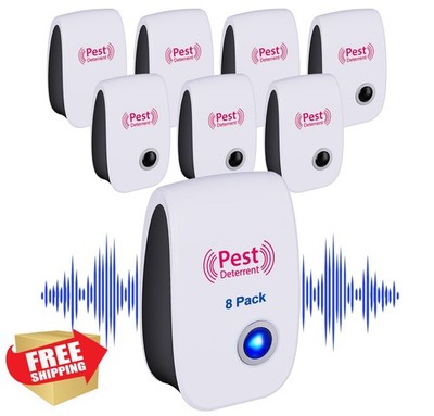 Dwcom Trap Ultrasonic Mouse Pest Repeller 8 Pack