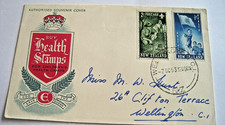 New Zealand 1953 Health stamps on FD 'God save the Queen' cover...24c