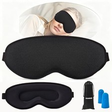 Sleep Mask for Side Sleeper Women Men,Blackout Eye Masks for Sleep,3D