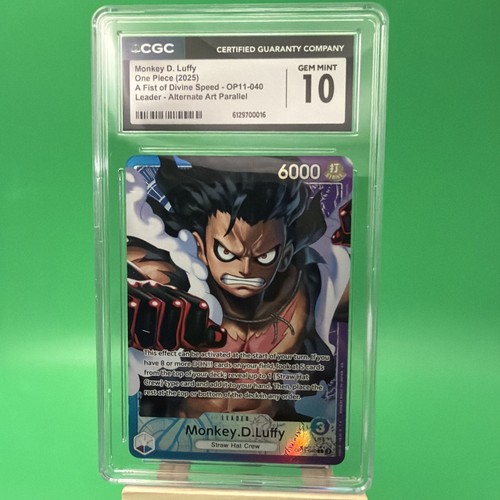 Monkey.D.Luffy (Alternate Art) graded CGC 10 for sale on eBay