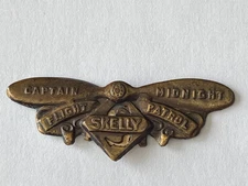 1938-39 CAPTAIN MIDNIGHT FLIGHT PATROL Wings SKELLY Oil gas radio premium no pin