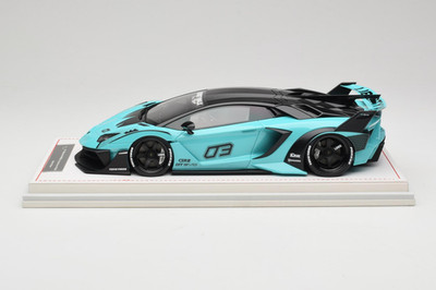REMC001 Lamborghini Aventador Liberty Walk LB-Silhouette WORKS GT Evo Mint Green