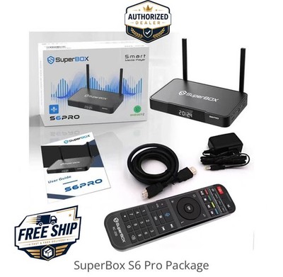 SuperBox S6 Pro TV BOX - Authorized Distributor - Free Fast Ship Message To Me