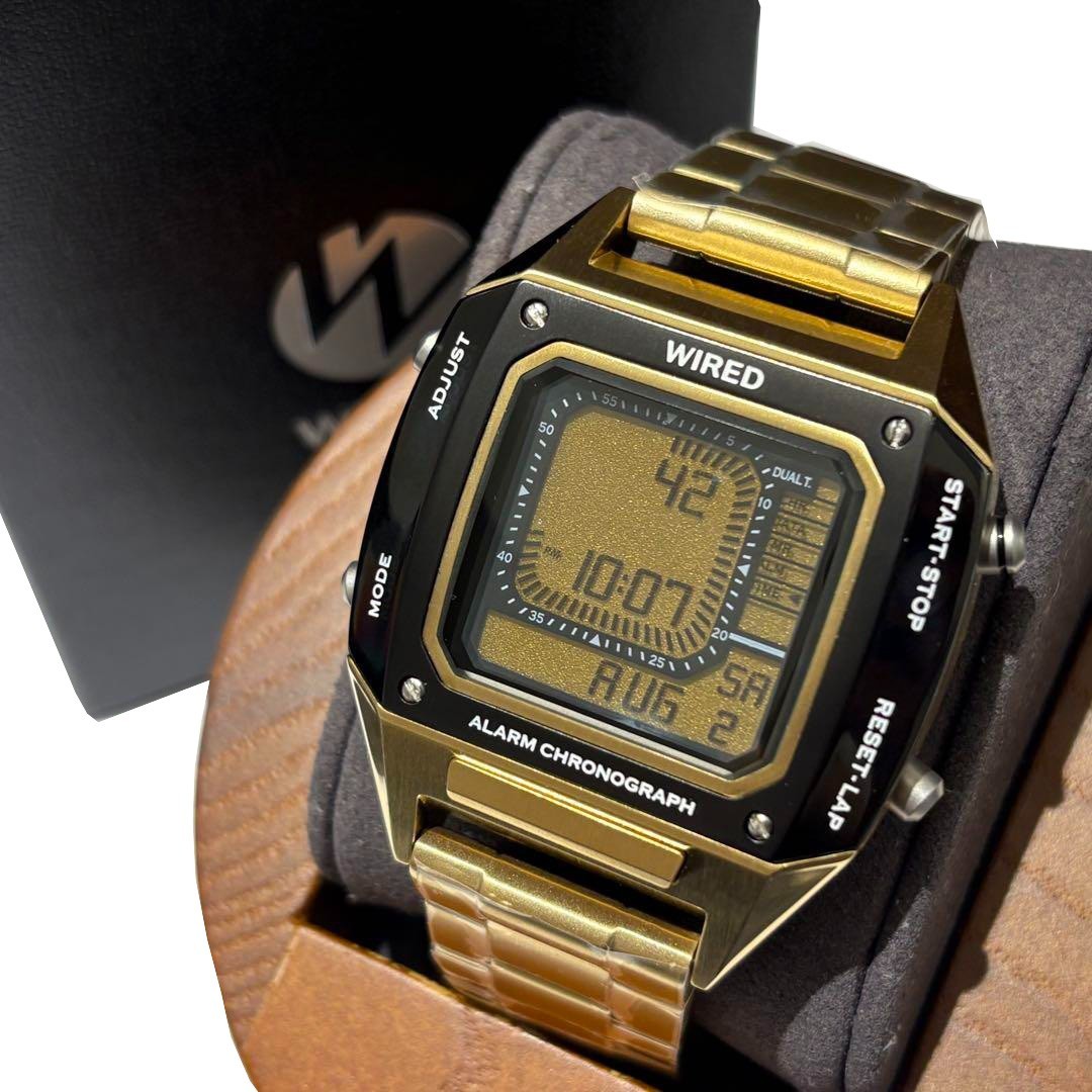 SEIKO WIRED Digiborg SOLIDITY BEAMS Digital Quartz Watch