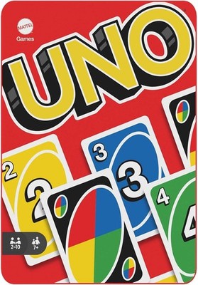 HGB63 - UNO Card Game with 112 Cards and Collector's Tin, from 7 Year