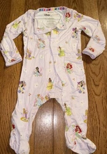 Disney | Magnetic Me Princess RightFit™ magnetic parent favorite footie Size 0-6