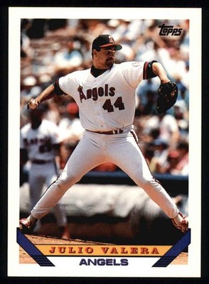 1993 Topps #374 Julio Valera Angels 8 - NM/MT