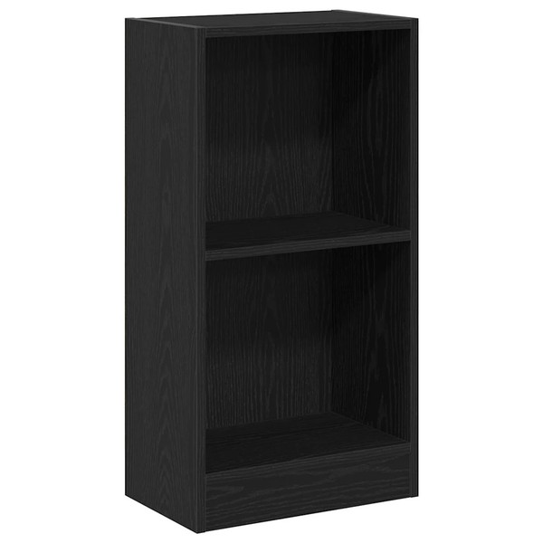 BüCherregal Schwarz Eichenoptik 40X24X76 Cm Holzwerkstoff Standregal-image