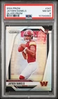 2024 PANINI PRIZM SILVER PRIZM #347 JAYDEN DANIELS ROOKIE RC PSA 8