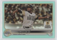 2022 Chrome NPB Nippon Professional Baseball Aqua Refractor Livan Moinelo 1ro9