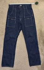 Kapital Made In Japan Stripped Bush Pants Buckleback Size 34