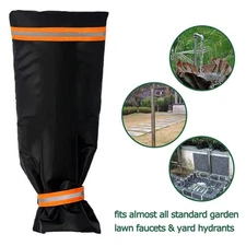 2pcs Winter Thicken Outdoor Faucet Covers Hose Protector Insulated Spout Cover