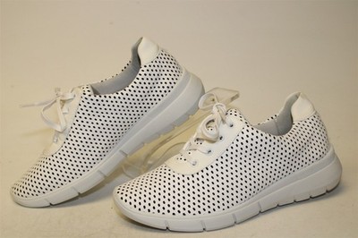 Arcopedico Juno Womens 5.5 6 36 NWD White Black Polka Dot Low Sneaker Shoes 4865