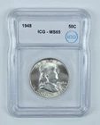 1948 Franklin Half Dollar MS65 ICG