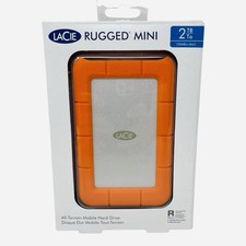 LaCie 2.5" Rugged Mini 2TB Micro USB-B to USB-A HDD RUGU3M2 New Sealed