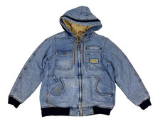 Giacca grande vintage Y2K Pepe Jeans London PJL-UK-73 denim con cappuccio