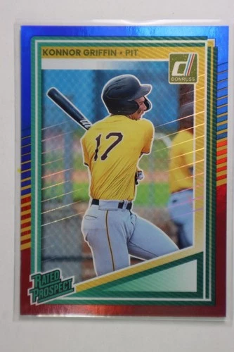 2025 Panini Donruss Konnor Griffin #123 Red and Blue